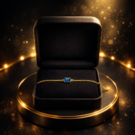 celestial blue stone elegance bracelet