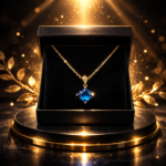 celestial blue stone necklace